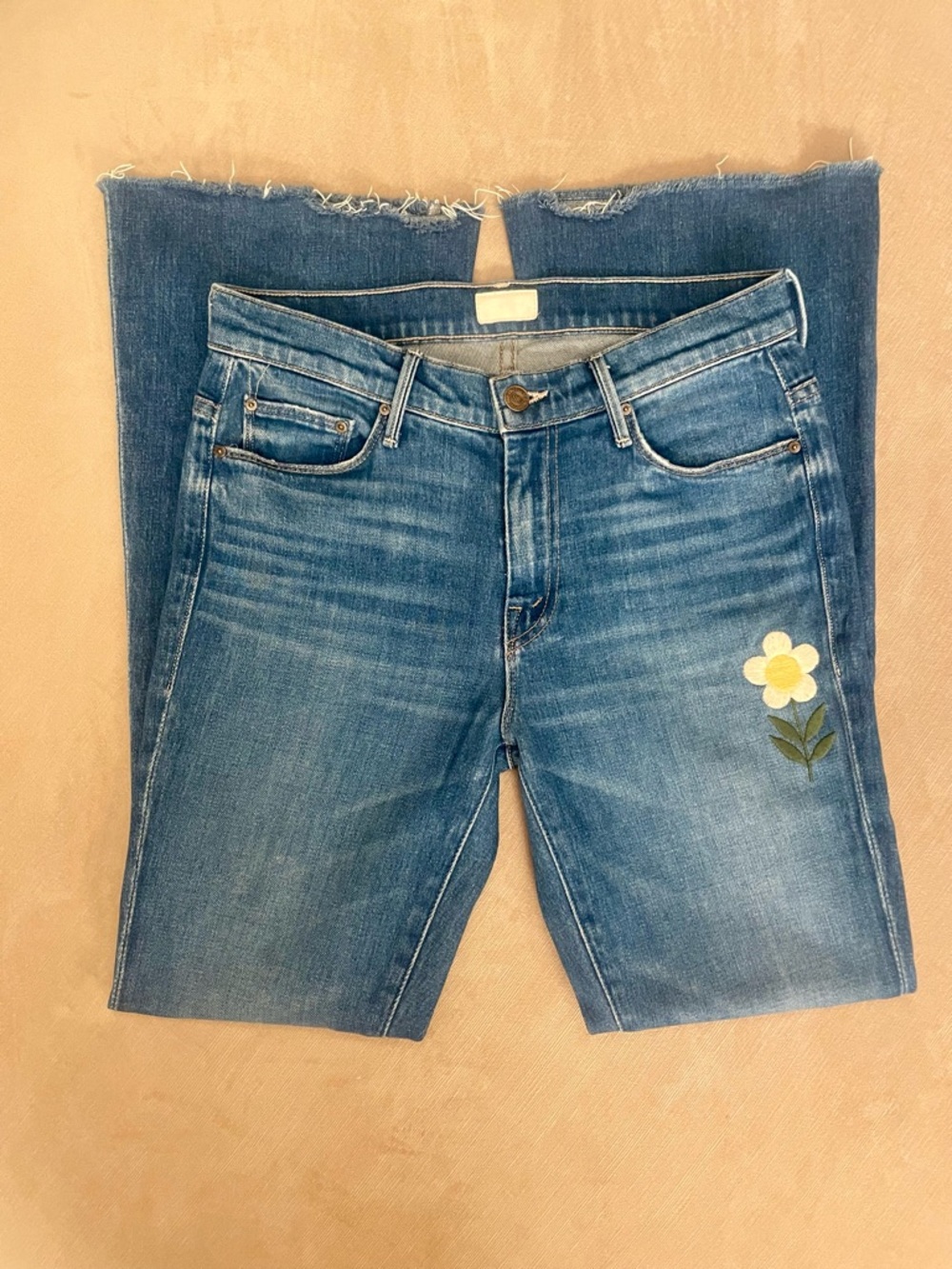 MOTHER The Weekender Fray in Gold Rush Size 27 - Picture 5 of 11
